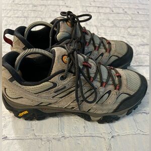 Merrell Men's MOAB 2 Waterproof Hiking Shoes -  MENS SIZE 8.5 TAN/BLACK J08871
